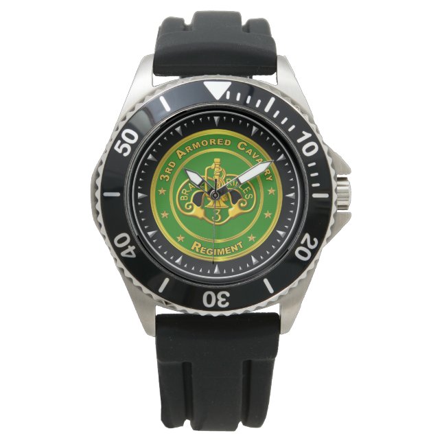 3e Gepantserde Cavalerie Regiment  Horloge (Voorkant)