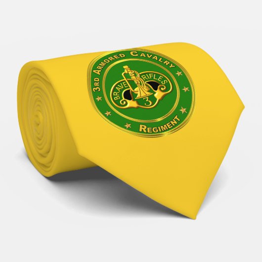 3e Gepantserde Cavalerie Regiment Stropdas (Opgerold)