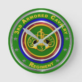 3e gepantserde Cavalry Keepomwille Ronde Klok (Voorkant)