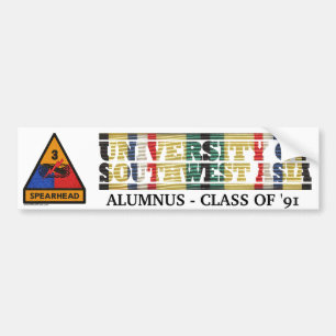 3e gepantserde divisie U van Zuidoost-Azië ticker Bumpersticker