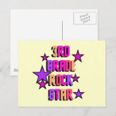 3e gesteentjes en cadeautjes voor de rots briefkaart (Voorkant / Achterkant)