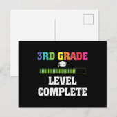 3e graad Complete Kind Terug naar schoolgamer Briefkaart (Voorkant / Achterkant)