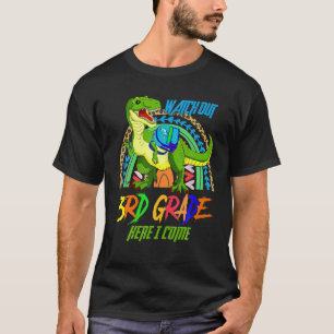3e graad dinosaurus Kind terug naar school H T-shirt