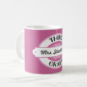 3e graad docent persoonlijke waardetoewijzing koffiemok (Voorkant links)