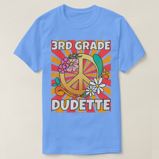 3e graad Dudette Terug naar school leraar 1 T-shirt (Design voorkant)