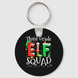 3e Graad Elf Squad Xmas Grappig Kerst Derde Gra Sleutelhanger