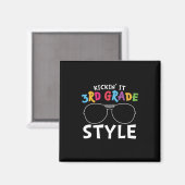 3e graad leraar derde graad stijl magneet (Voorkant / Achterkant)
