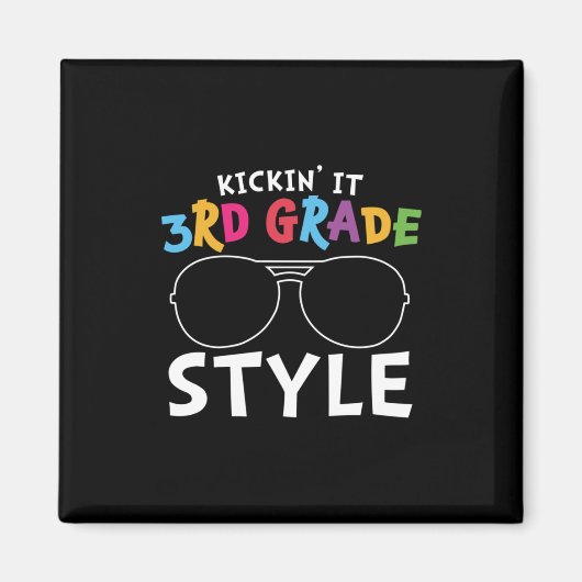 3e graad leraar derde graad stijl magneet (Voorkant)