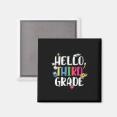 3e graad leraar Hallo 3e graad Magneet (Voorkant / Achterkant)