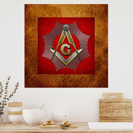3e graad: Master Mason Poster (Keuken)