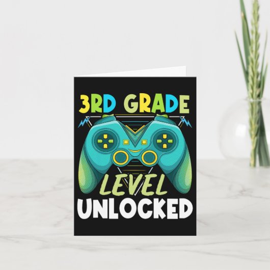 3e graad open eerste dag terug naar school kaart (Voorkant)