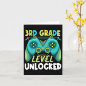 3e graad open eerste dag terug naar school kaart (Gele Bloem)