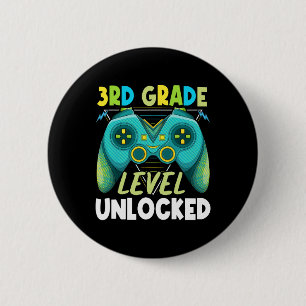 3e graad open eerste dag terug naar school ronde button 5,7 cm