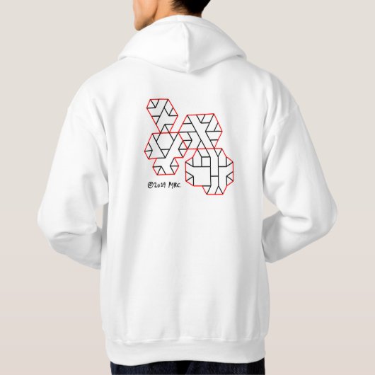 3e graad Vertices Geek Hoodie (Achterkant)