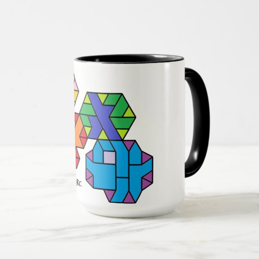 3e graad Vertices Geek Mok Kleur (Voorkant rechts)