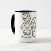 3e graad Vertices Geek Mok White (Voorkant links)