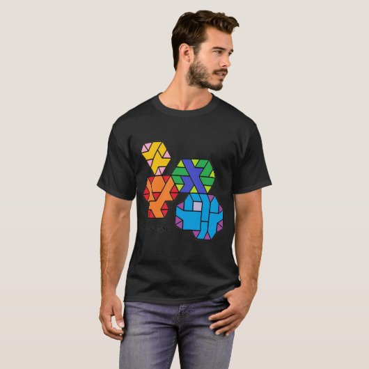 3e graad Vertices Geek T-Shirt (Voorkant volledig)