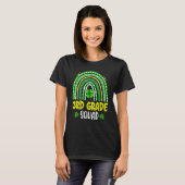 3e graadplein St Patricks Day Funny Matching T-shirt (Voorkant volledig)