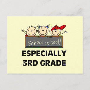 3e Grade School is Cool Tshirts en Gifts Briefkaart
