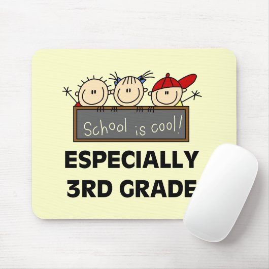 3e Grade School is Cool Tshirts en Gifts Muismat (Met muis)