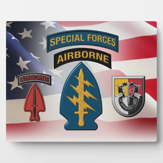 3e groep speciale strijdkrachten (AIRBORNE) Fotoplaat (Voorkant)