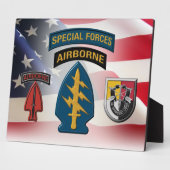 3e groep speciale strijdkrachten (AIRBORNE) Fotoplaat (Zijkant)