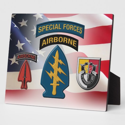 3e groep speciale strijdkrachten (AIRBORNE) Fotoplaat (Zijkant)