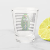 3e groep speciale strijdkrachten (AIRBORNE) Shot Glas (Achterkant)