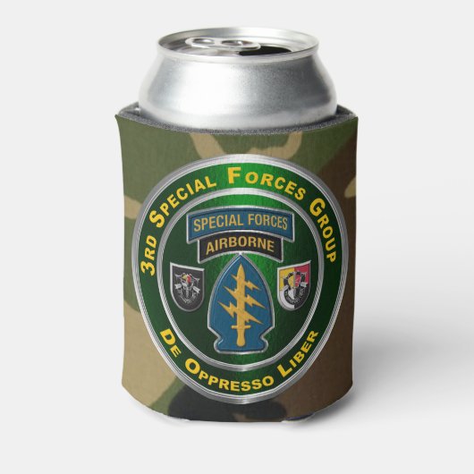 3e groep speciale strijdkrachten blikjeskoeler (Blikje Achterkant)