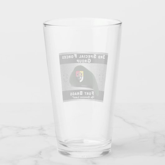 3e groep speciale strijdkrachten glas (Achterkant)