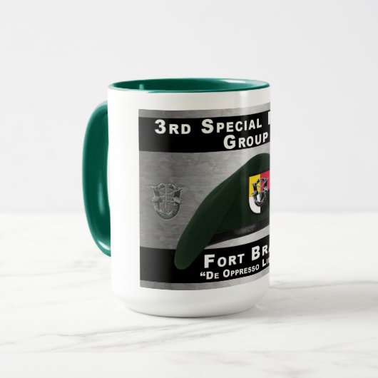 3e groep speciale strijdkrachten mok (Voorkant links)