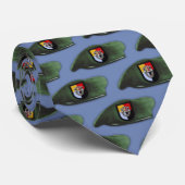 3e groep van speciale krachten groene bessen veter stropdas (Opgerold)