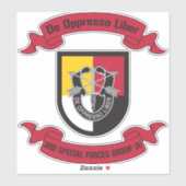 3e groep van speciale strijdkrachten (in de lucht) sticker (Vel)