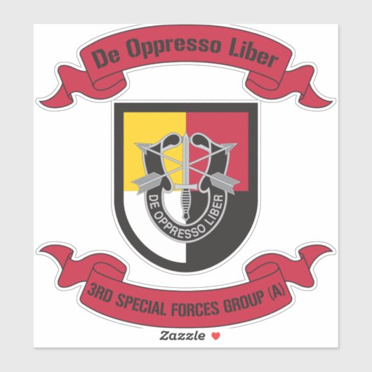 3e groep van speciale strijdkrachten (in de lucht) sticker (Vel)