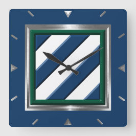 3e herdenking van de infanteriedivisie vierkante klok