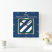 3e herdenking van de infanteriedivisie vierkante klok (Huis)