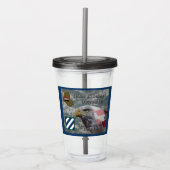 3e infanteriediv Irak Combat Veteran Acryl Drinkbeker (Voorkant)