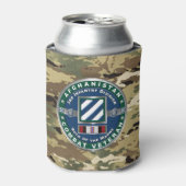 3e infanteriedivisie Afghanistan Veteraan Blikjeskoeler (Blikje Voorkant)