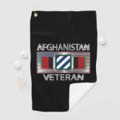 3e infanteriedivisie Afghanistan Veteraan Golfhanddoek (Insitu)