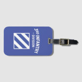 3e Infanteriedivisie Badge Bagagelabel (Voorkant (horizontaal))