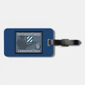 3e Infanteriedivisie Bagagelabel (Achterkant horizontaal)