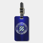 3e Infanteriedivisie   Bagagelabel (Voorkant verticaal)