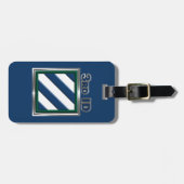 3e Infanteriedivisie  Bagagelabel (Voorkant horizontaal)