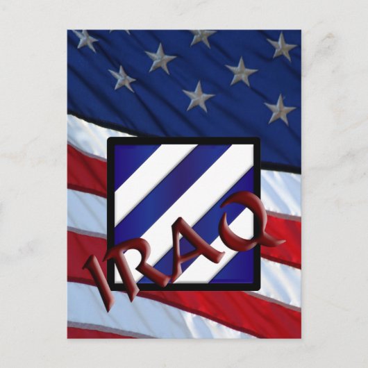 3e infanteriedivisie briefkaart (Voorkant)