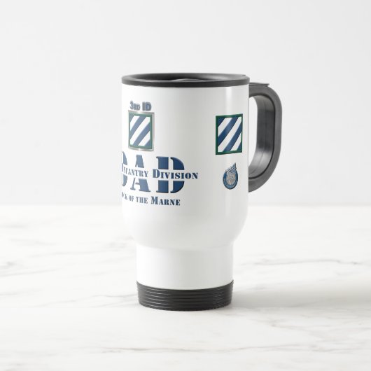 3e infanteriedivisie DAD Reisbeker (Voorkant rechts)