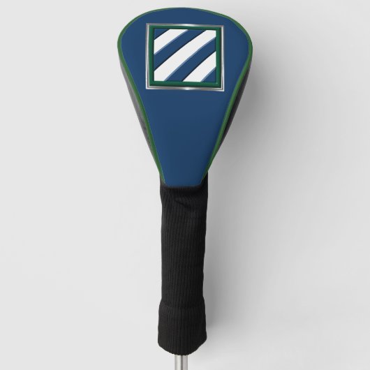 3e Infanteriedivisie "Framed Patch" Golfheadcover (Voorkant)