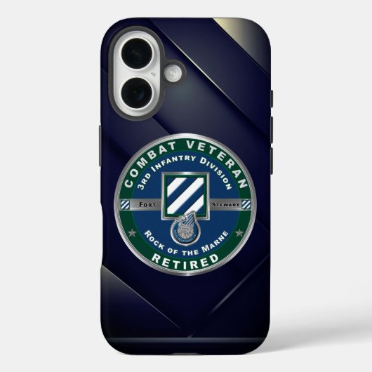 3e Infanteriedivisie Gepensioneerd Case-Mate iPhone Case (Achterkant)