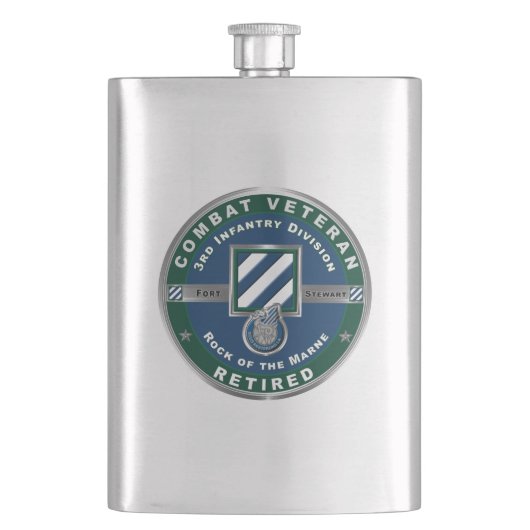3e Infanteriedivisie Gepensioneerd Flacon (Voorkant)