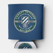 3e Infanteriedivisie gepensioneerde veteraan Blikjeskoeler (Voorkant)