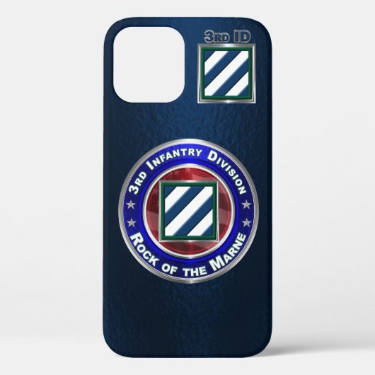 3e infanteriedivisie Gepersonaliseerd Case-Mate iPhone Case (Achterkant)
